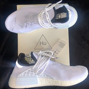 HU NMD White Pharrell Williams Adidas Sneakers